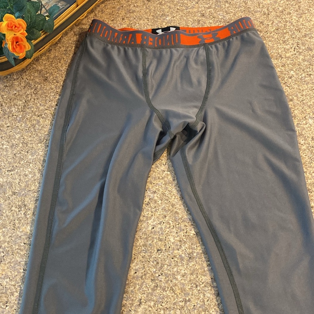 Under Armour HeatGear Compression Tights Pants Leggings Medium - Picture 13 of 15